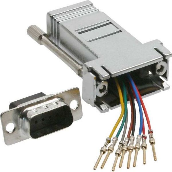 InLine Adapter 9 Pin Sub-D męski RJ45 żeński 68889M 68889M