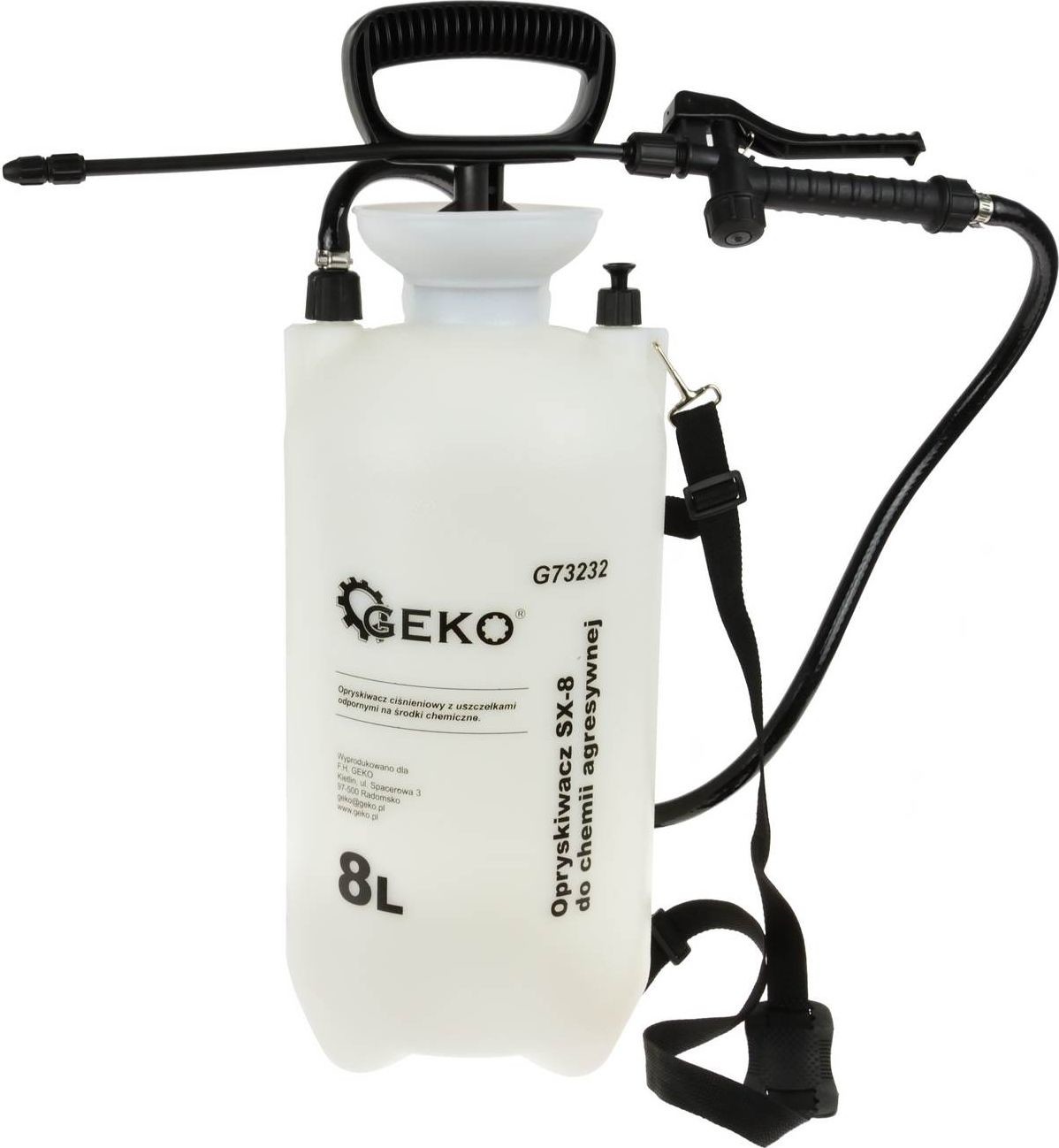 geko Opryskiwacz SX-8 do chemii agresywnej 8 l vx2267