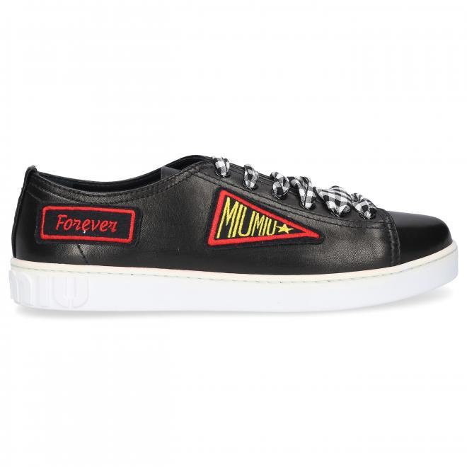 Miu Miu Miu Miu Trampki niskie skóra cielęca