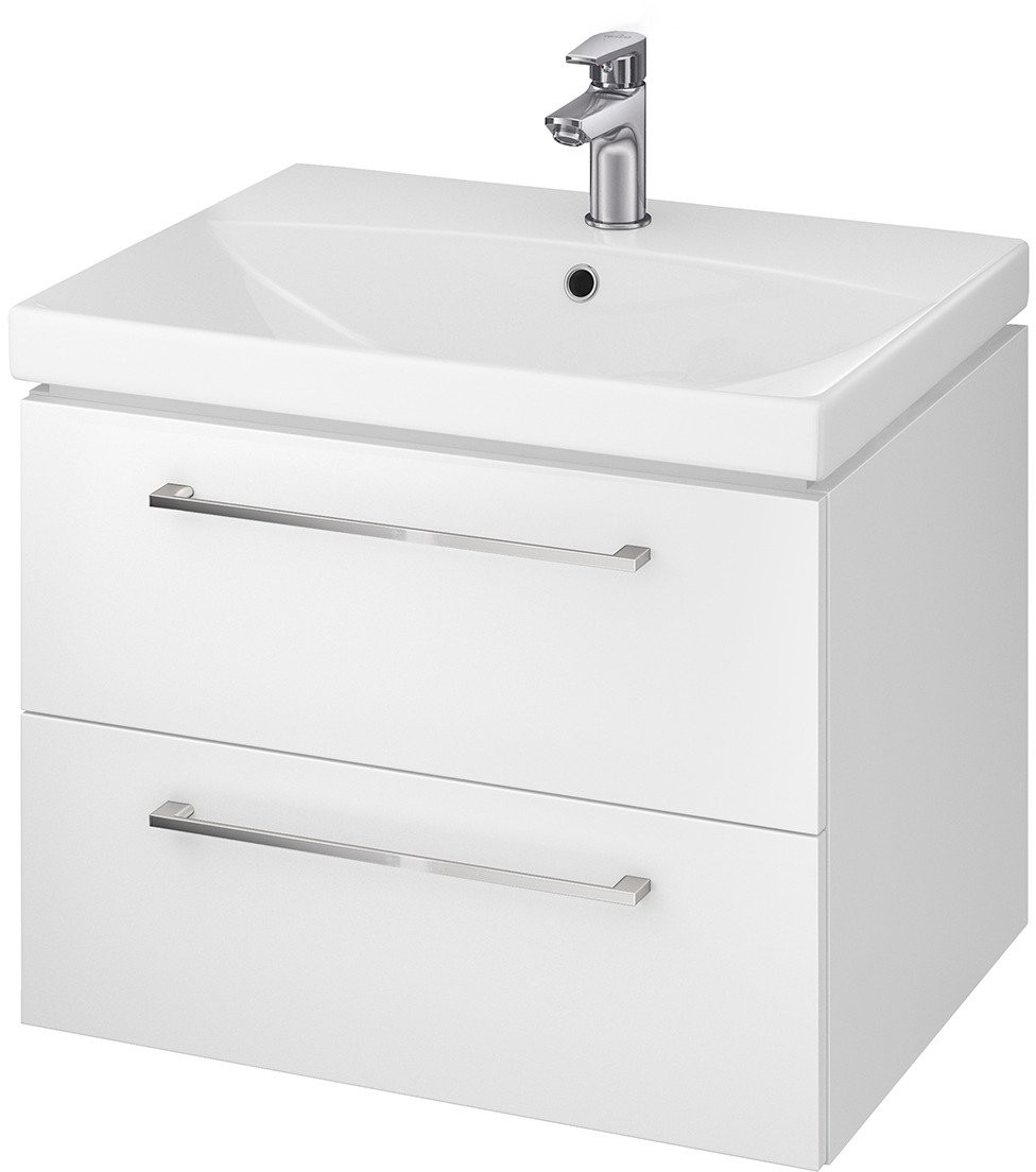 Cersanit Zestaw Gala szafka 60 z umywalką biała