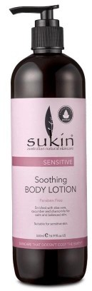 SUKIN Sukin, SENSITIVE Łagodzące mleczko do ciała Body