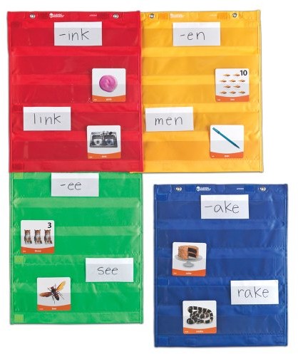 Learning Resources uczenia się w części środkowej ler2384 futerał magnes schemat Squares LER2384