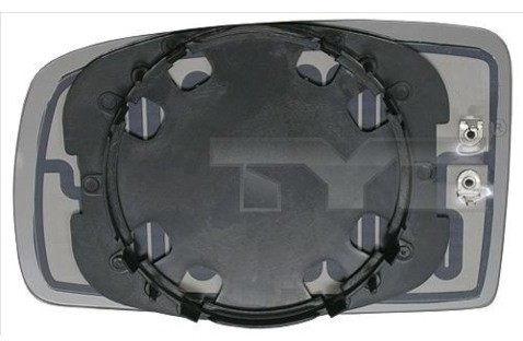 TYC Szkło lusterka, lusterko zewnętrzne 309-0043-1