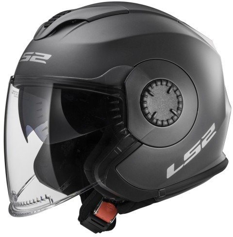 LS2 Kask motocyklowy Verso Matt, Titanium, rozmiar XS 305701007XS