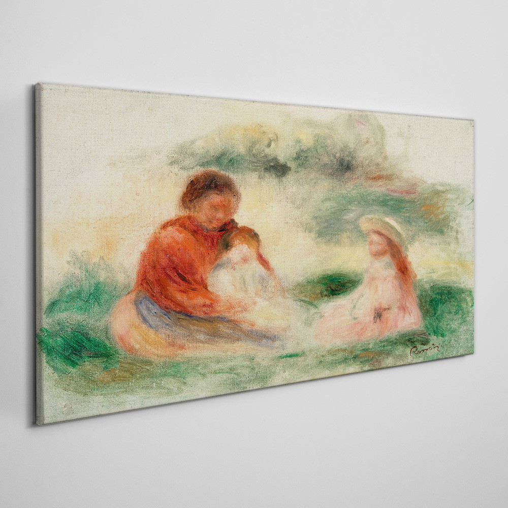 PL Coloray Obraz na Płótnie Nowoczesny Young Family 100x50cm