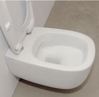 Flaminia Bonola Muszla klozetowa miska WC podwieszana 54x38x27 cm biała BN118G