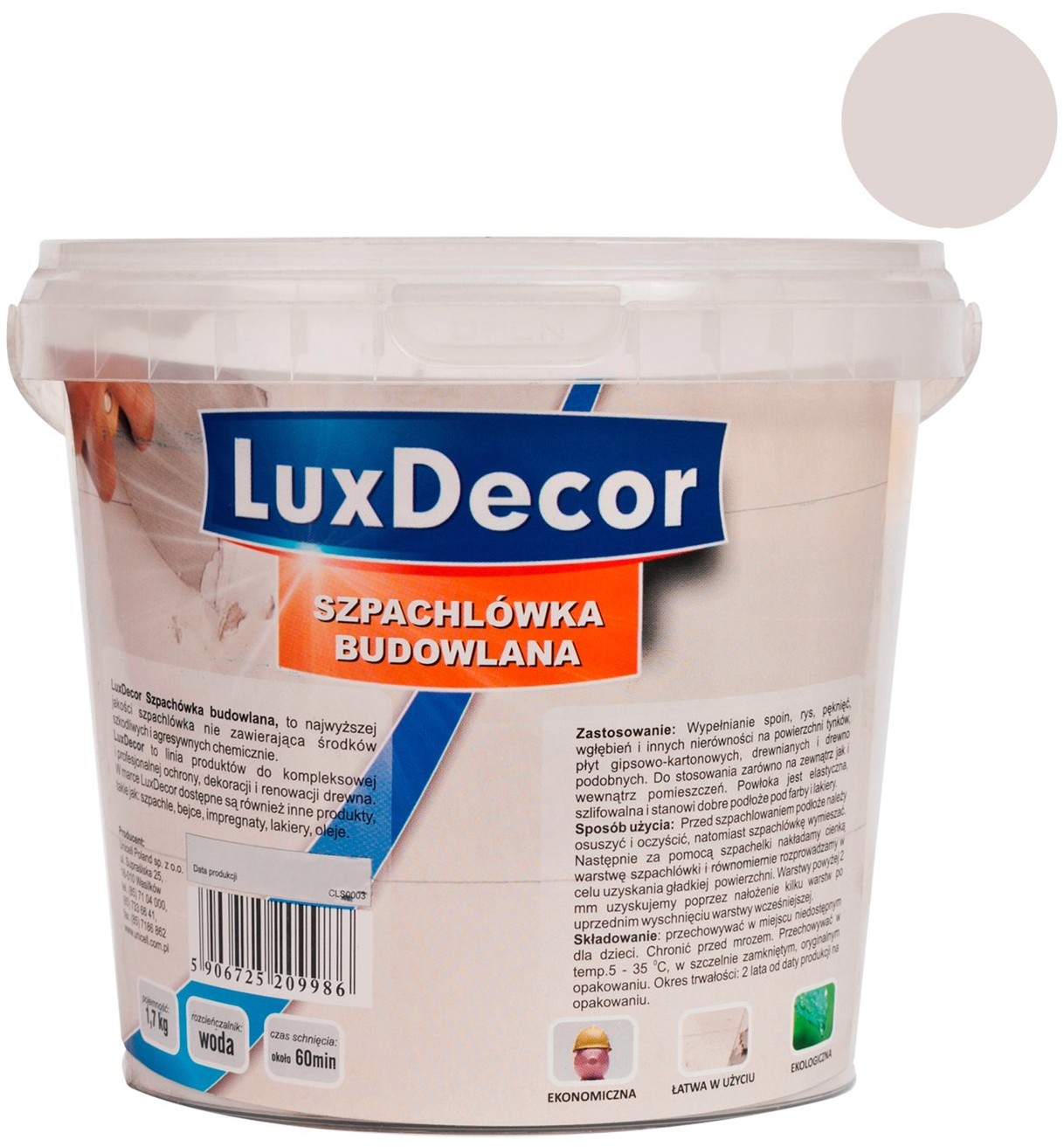LuxDecor LuxDecor Szpachla budowlana 1,7 kg