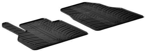 Autostyle Gumowa mata Renault Kangoo TK profilu, 2-częściowy zestaw Rubber ponieważ Mats