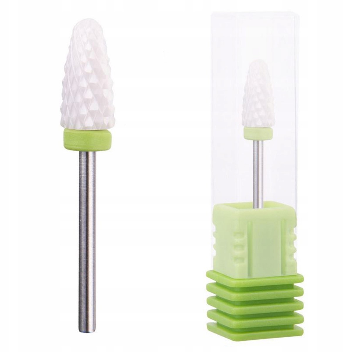 Frez Ceramiczny Stożek Ostry Hybryda Żel Akryl