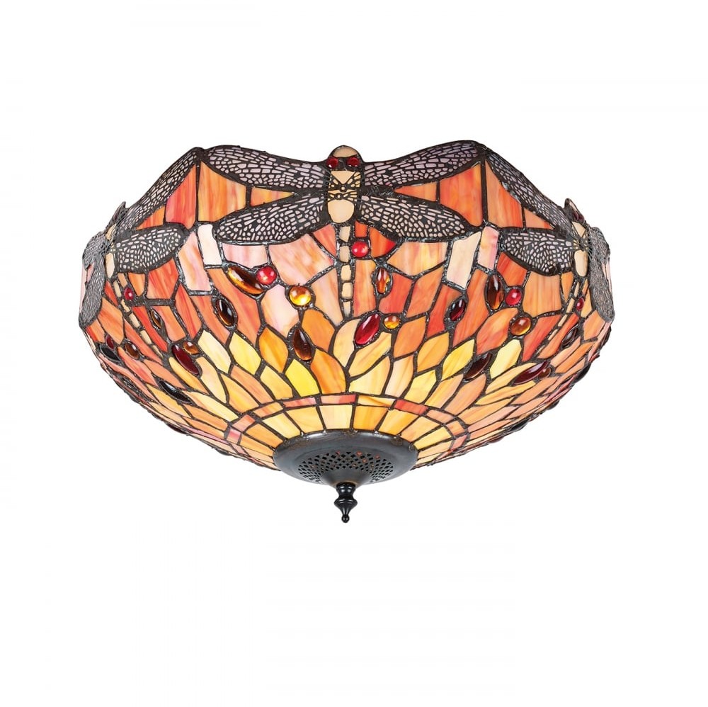 Interiors Plafon TIFFANY DRAGONFLY 70721 INTERIORS 70721/INT/CUBI
