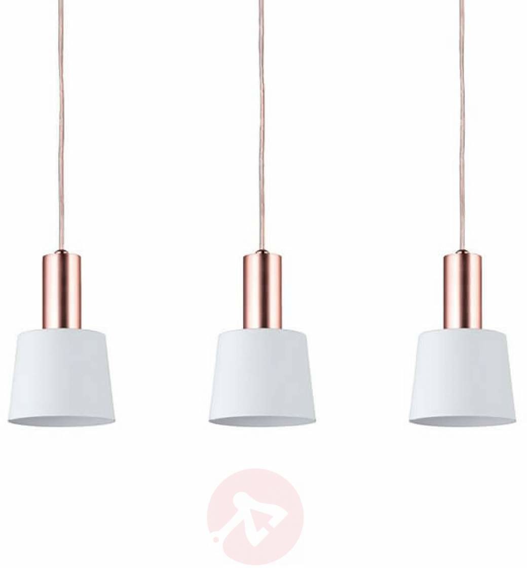 Przepiękna lampa wisząca Haldar 3-punktowa