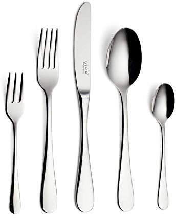 Villeroy & Boch Vivo Group 19-5318-9050 New Sweet Basic sztućce do tablic, 18/10 stal szlachetna, srebrne
