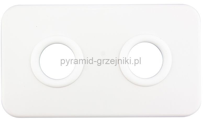Vario Term Rozeta zespolona prostokątna 22 mm - biały mat 000M825A021