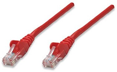 Intellinet Patch Cable Cat5e SF/UTP RJ45-Male/RJ45-Male 5.0 m Red 10er Pack 330633-10P