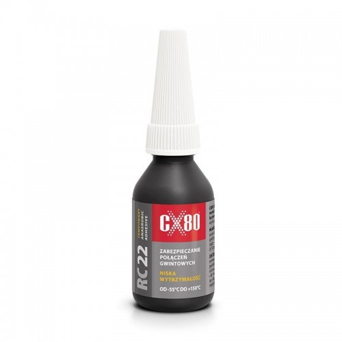 Tytan CX80 anaerobowy RC22 10ml niskowytrzymałe zabezpieczenie gwintów CX80 114