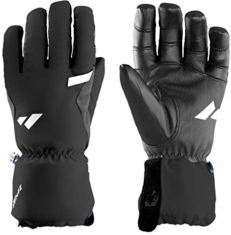 Zanier Unisex rękawice dla dorosłych 21108-2000-9, czarne, 9 21108-2000