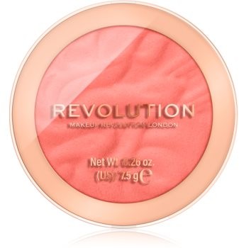 Makeup Revolution Reloaded pudrowy róż dla długotrwałego efektu odcień Coral Dream 7,5 g