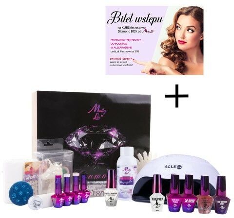 Zdjęcia - Zestaw do manicure Zestaw startowy do manicure hybrydowego Diamond Box Max