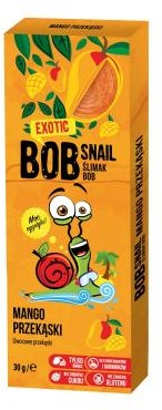 BobSnail | Eco-Snack sp. z o.o. BobSnail | Eco-Snack sp z o.o Przekąska mango bez dodatku cukru 30 g Bobsnail M00-D101-20002