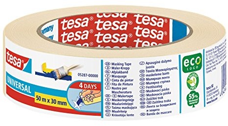 TESA UK uniwersalna taśma klejąca, 30 mm x 50 m, 10 sztuk 05287-00000-02