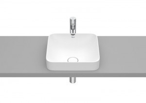 Roca A32753R620 INSPIRA SQUARE Umywalka blatowa 370x370 H75 FINECERAMIC BIAŁY MAT
