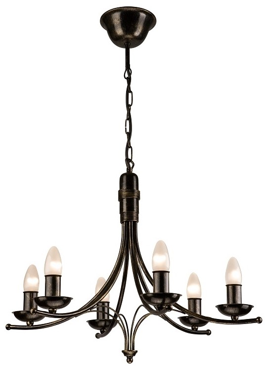 Lamkur Żyrandol na łańcuchu LUCA 6xE14/40W/230V