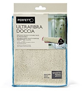 Perfetto Idealnie ultrafibra ściereczka do czyszczenia z mikrofibry do zasłony prysznicowej, materiału, do lodu, 17 x 23 x 0.5 cm 0319E