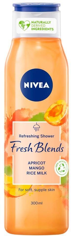 Nivea Fresh Blends Refreshing Shower żel pod prysznic odświeżający Apricot & Mango & Rice Milk 300ml 92468-uniw