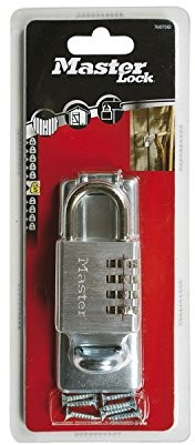Master Lock 7640704eurd Vorteilspack zamek szyfrowy 545szt. i aluminium, 40 MM 7640704EURD