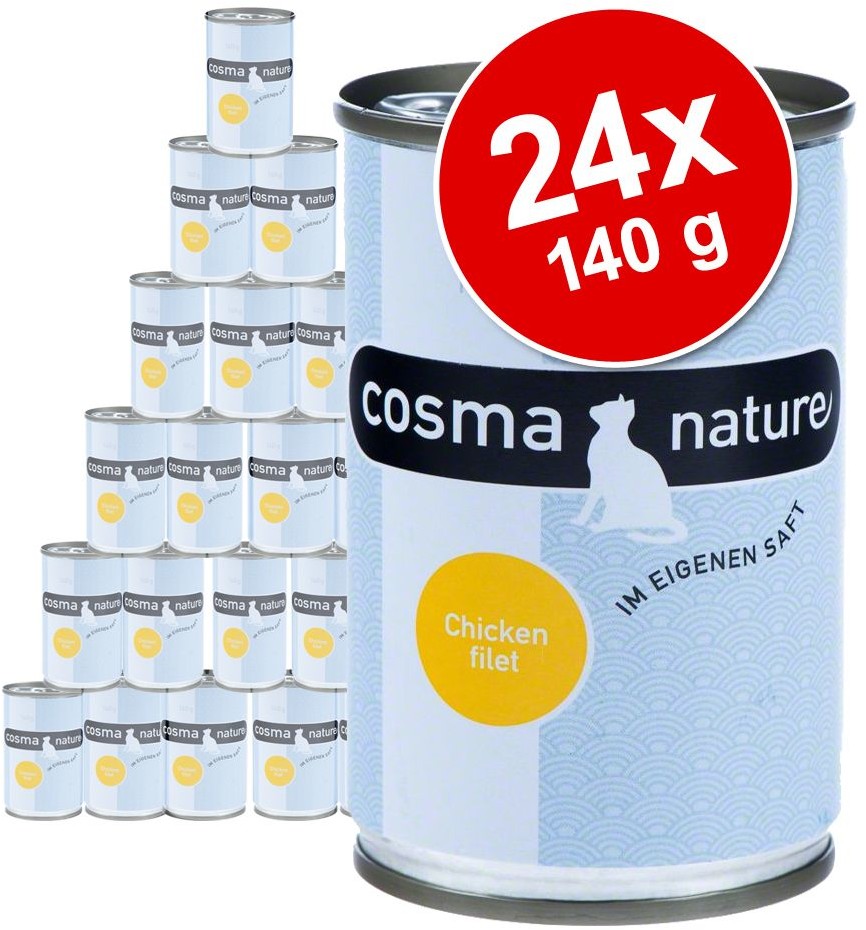 Cosma Megapakiet Nature 24 x 140 g Filet z kurczaka