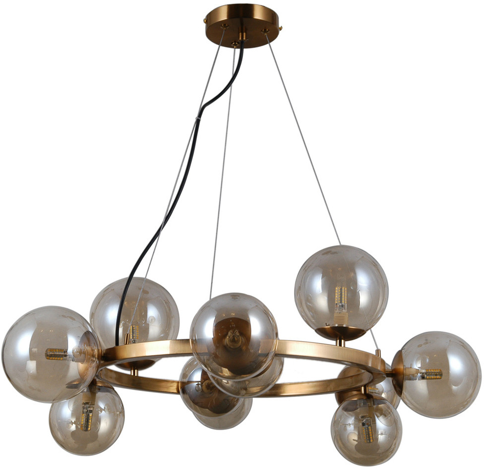 Italux Miodowa Lampa Wisząca Montora G9 11-punktowa PND-30223-11A