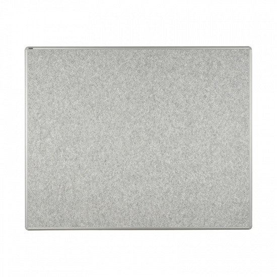 ekoTAB Tablica tekstylna ekoTAB w aluminiowej ramie, 150x120 cm, szara 535120