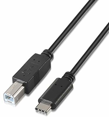 AISENS aisens A107  0053  kabel 1 m USB 2.0 drukarka 3 A, czarny A107-0053
