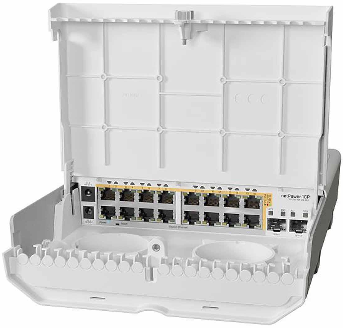 MikroTik BOARD CRS318-16P-2S+OUT NETPOWER 16P) CRS318-16P-2S+OUT