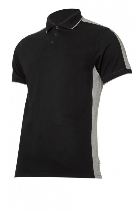 LAHTI PRO Koszulka polo 190g/m2, czarno-szara, 