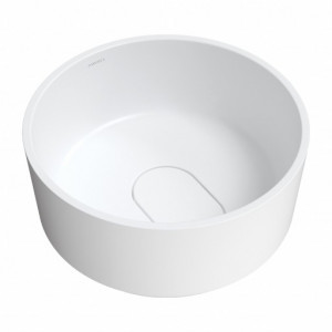 Omnires CADENCER420BM CADENCER420BM CADENCE umywalka nablatowa Marble+ $55442 x 19 cm biały mat