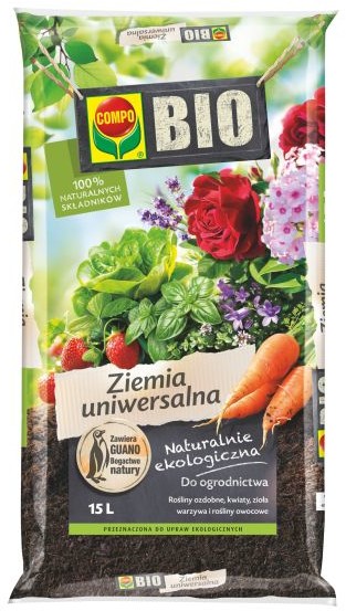 Compo Ziemia uniwersalna Bio 15 l
