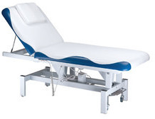Beauty System Łóżko do masażu elektryczne BD-8230 biało-niebiesk BD-8230