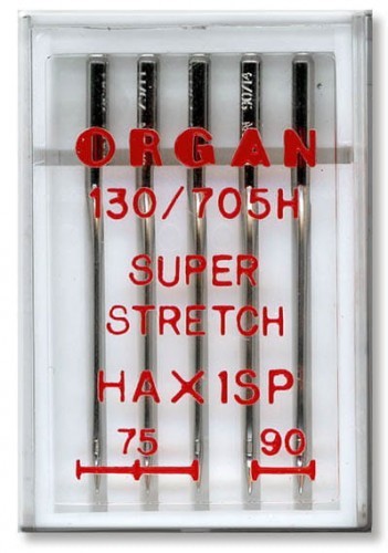 Organ Igły do maszyn półpłaskie Super Stretch MIX 75-90 5440000