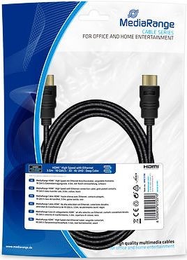 MediaRange Kabel HDMI MediaRange MRCS198 HDMI/HDMI with Ethernet , 3.0m, czarny MRCS198
