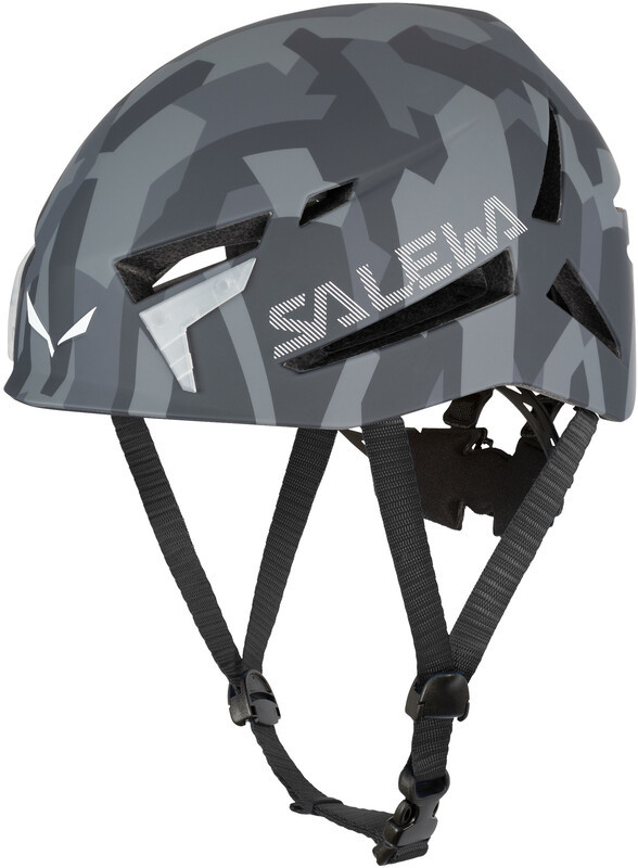 Salewa Vega Kask, grey camo S/M | 53-59cm 2021 Kaski wspinaczkowe 00-0000002297-410-S/M