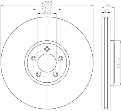 HELLA PAGID - Pagid GmbH) PAGID - Pagid GmbH) 8DD 355 129-071 8DD 355 129-071