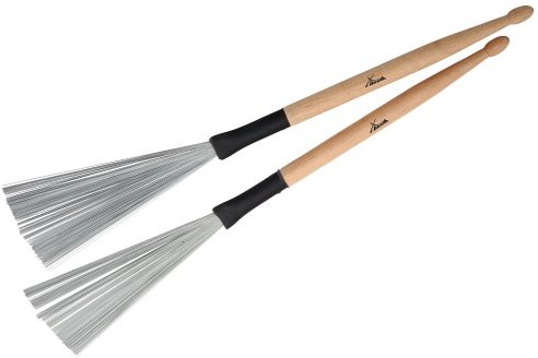 XDrum 2 w 1  pałeczki i miotełki perkusyjne, długość całkowita: 37 cm, szerokość miotełki: 6,5 cm 00033069