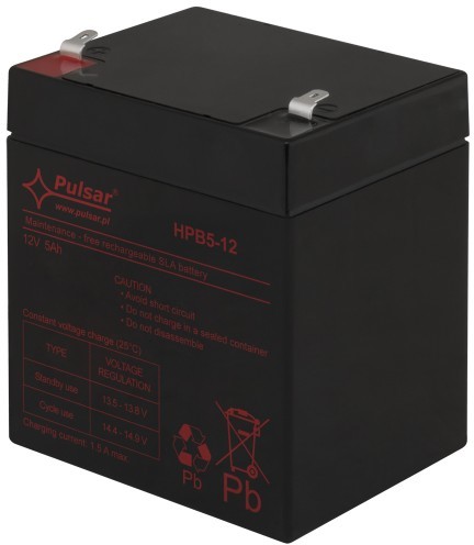AGM PULSAR Akumulator 12V 5Ah HPB5-12 HPB5-12