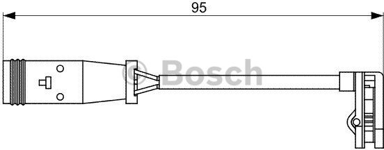 Bosch Zestyk ostrzegawczy zużycia okładziny 1 987 473 036