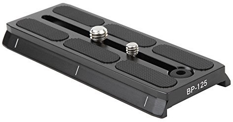 Sirui BP-125 płytkę szybkiego montażu zapewnia głowice Sirui BCH (aluminium) Czarny, czarny BP-125