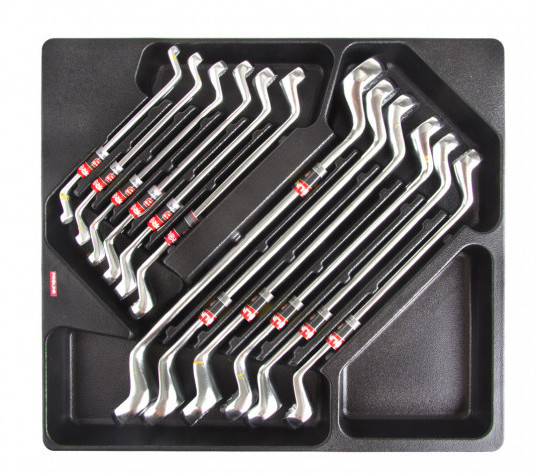 PROLINE 58711 Tacka numer 11 - klucze oczkowo odgięte, 12 elementów, pusta 58711