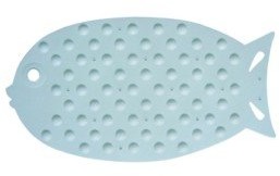 MSV 140381 dywanik łazienkowy, kauczuk/+ węglanu wapnia Gift biała 71 x 37 x 0,1 cm 140381