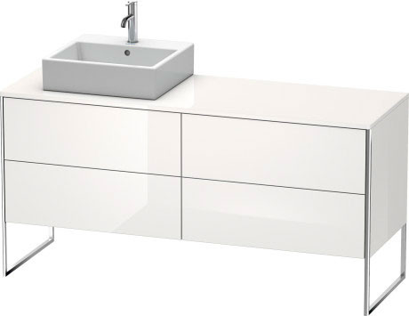Duravit XSquare Szafka podumywalkowa 160x54,8x77,8 cm stojąca biały połysk XS4924L8585 Kraków XS4924L8585