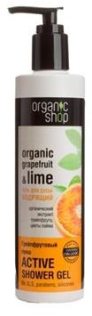 Organic Shop Grapefruit & Lime Active Shower Gel grejpfrutowy aktywny żel pod prysznic 280ml 40585-uniw